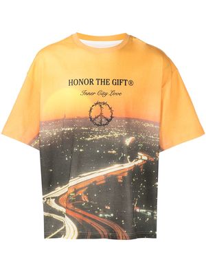 HONOR THE GIFT Sundown cotton T-shirt - Multicolour