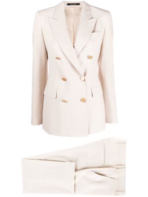 Tagliatore double-breasted two-piece suit - Neutrals