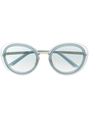 Prada Eyewear gradient lenses oversized sunglasses - Blue
