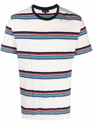 Ron Dorff striped organic cotton T-shirt - White
