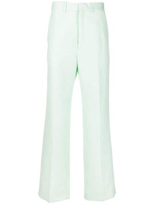 Casablanca striped tailored flared trousers - Green