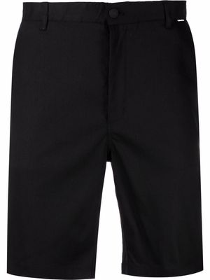 Calvin Klein stretch-linen slim shorts - Black