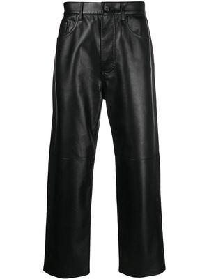 Nanushka Nor faux-leather trousers - Black