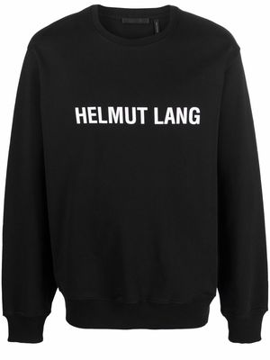 Helmut Lang logo crew-neck sweatshirt - Black