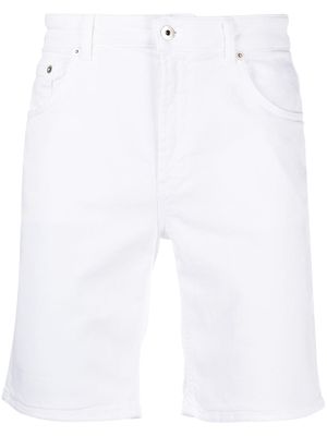 DONDUP mid-rise denim shorts - White