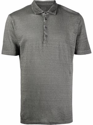 120% Lino soft fade polo shirt - Grey
