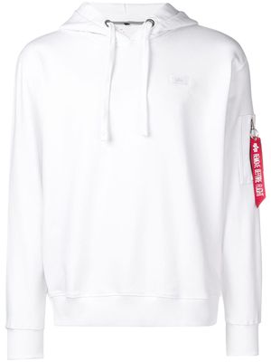 Alpha Industries X-Fit hooded sweatshirt - White
