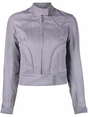 MISBHV zipped cropped jacket - Grey