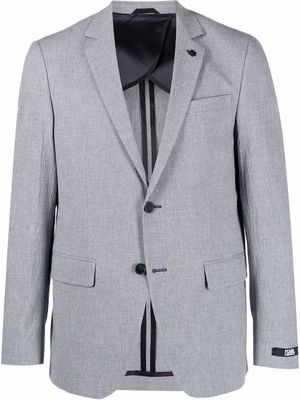 Karl Lagerfeld single-breasted blazer - Grey
