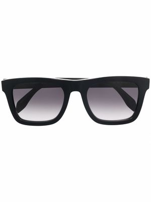 Alexander McQueen Eyewear square tinted sunglasses - Black