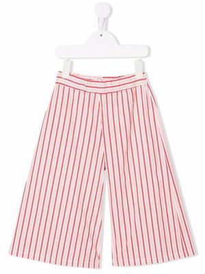 Piccola Ludo striped wide-leg trousers - Pink