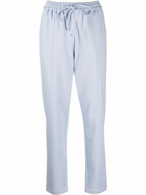 Tommy Hilfiger drawstring high-rise trousers - Blue