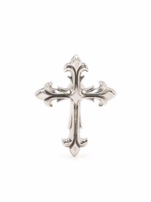 Emanuele Bicocchi fleury cross-stud earring - Silver