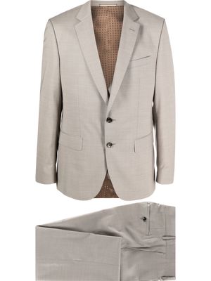 BOSS single-breasted three piece suit - Neutrals