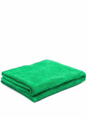 Bottega Veneta Intrecciato beach towel - Green
