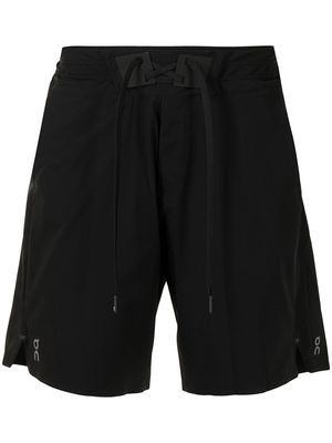 On Running drawstring-waist running shorts - Black