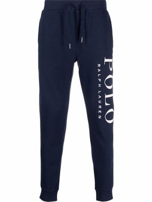 Polo Ralph Lauren logo print track pants - Blue