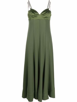 3.1 Phillip Lim crystal-embellished midi dress - Green