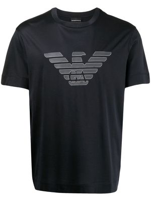 Emporio Armani EA logo-print T-shirt - Black