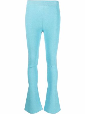 Jacquemus stretch bootcut trousers - Blue