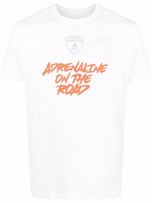 Automobili Lamborghini Adrenaline On The Road T-shirt - Yellow