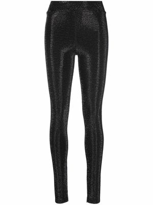 Philipp Plein studded monogram leggings - Black