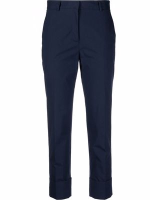 Antonelli Sidonia pressed-crease cropped trousers - Blue