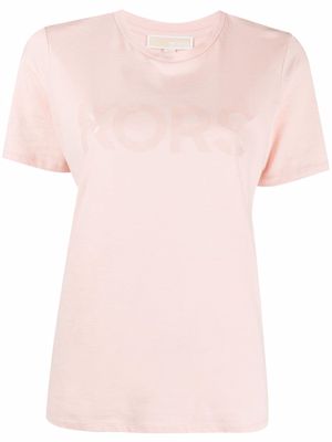 Michael Michael Kors tonal-logo T-shirt - Pink