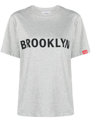 Victoria Victoria Beckham Brooklyn cotton T-shirt - Grey