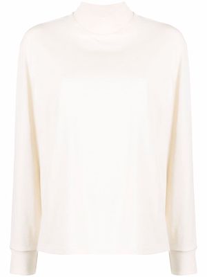 There Was One crew-neck long-sleeve top - Neutrals