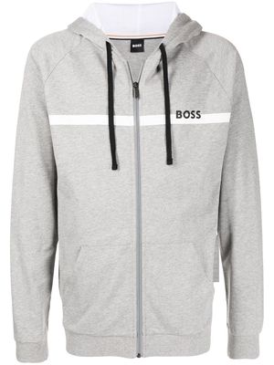 BOSS Authentic zip-up hoodie - Grey