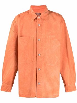 Diesel oversized denim jacket - Orange