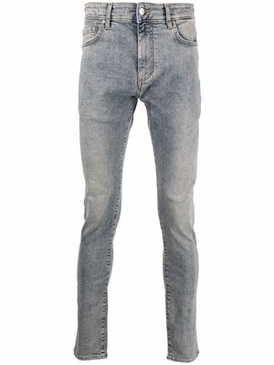 Represent stonewashed slim-fit jeans - Blue