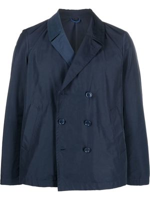 Paltò double-breasted cotton jacket - Blue