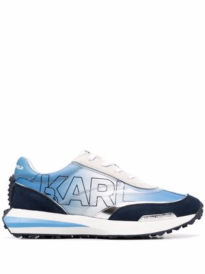 Karl Lagerfeld logo-print low-top sneakers - Blue