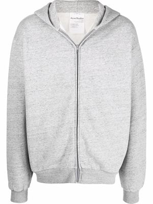 Acne Studios zip-up oversize hoodie - Grey