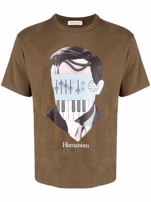 UNDERCOVER Humanism cotton T-shirt - Brown