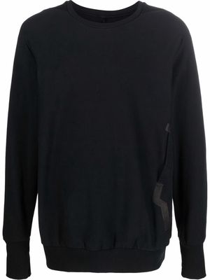 Isaac Sellam Experience rear logo-patch sweatshirt - Black