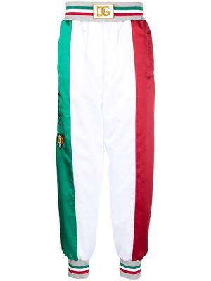 Dolce & Gabbana Italia colour-block track trousers - Multicolour