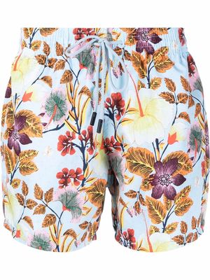 ETRO floral-print swimming shorts - Blue