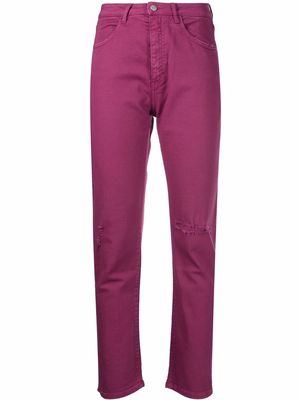 ICON DENIM Naomi high-waisted skinny jeans - Purple
