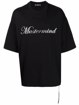Mastermind World skull and bones print T-shirt - Black
