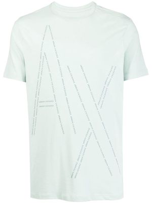 Armani Exchange logo-print short-sleeve T-shirt - Green