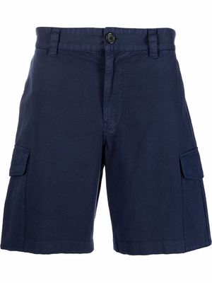 PS Paul Smith linen-cotton blend deck shorts - Blue