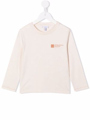 Knot graphic-print organic-cotton sweatshirt - Neutrals