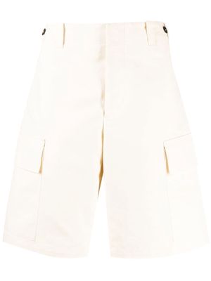 Jil Sander knee-length cargo shorts - White