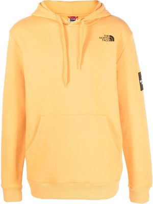 The North Face graphic print cotton hoodie - Orange