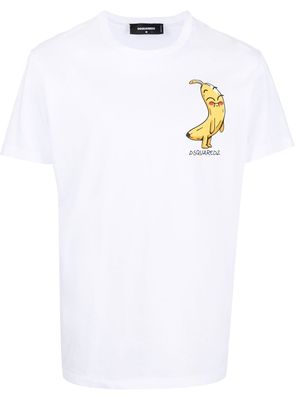Dsquared2 Banana Cigar T-shirt - White