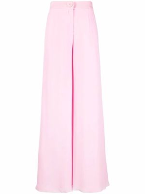 Moschino high-waisted flared trousers - Pink