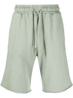Costumein Norfolk knee-length cotton track-shorts - Green